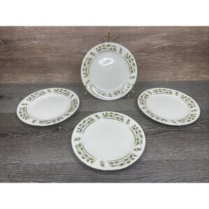 Royal Limited China "Holly Holiday" 7.5 Inch Salad Plate, Set Of 4